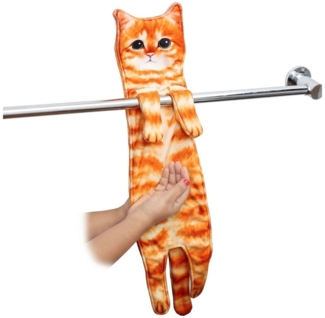 Belle Vous Saunatuch Süßes Katzen Handtuch - Lustiges Handtuch für Küche & Bad, (1-St)