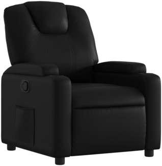 vidaXL Relaxsessel, Kunstleder, Schwarz 3205976