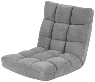 KOMFOTTEU Sessel Bodenstuhl faltbar, mit Einstellbarer Rückenlehne