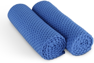 Premium Geschirrtuch 300g/m² - Microsensation - 60x40 cm ( Blau / 8er Pack ) Reinigungstücher Mikrofasertuch - super saugfähige Küchentücher