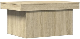 Couchtisch, Sofatisch Sonoma-Eiche 80x55x40 cm Holzwerkstoff