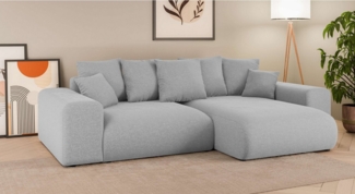 INOSIGN Ecksofa LAKESIDE mit Bettfunktion und Bettkasten, B/T/H 257/166/84 cm, L-Form, Recamiere beidseitig montierbar, Wellenunterfederung