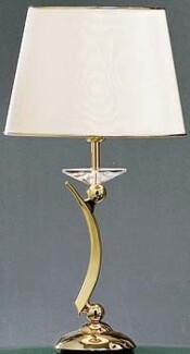 Brumberg Leuchten Tischleuchte Stella 1Lp, E27/60W, gold 820593