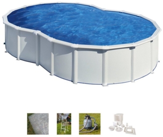 Varadero Stahlwandpool Achterform 500 x 340 x 120 cm