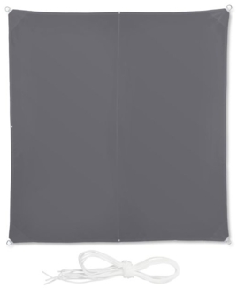 Sonnensegel Quadrat in Grau