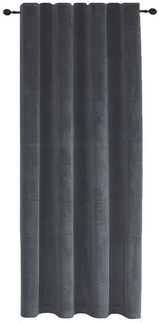 Haus und Deko Gardine Verdunkelungsvorhang Samt weich Vorhang Kräuselband blickdicht Gardine (1 St), Kräuselband, Polyester