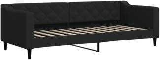 vidaXL Tagesbett Schwarz 80x200 cm Stoff 354158