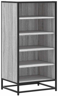 vidaXL Schuhregal Grau Sonoma 48x38x97,5 cm Holzwerkstoff 849207
