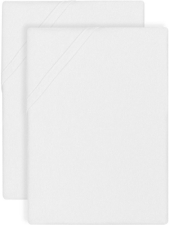 biberna Biber-Betttuch, weiß, 2x150/250 cm