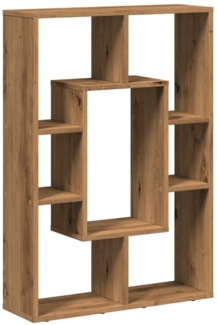 vidaXL Bücherregal Artisan-Eiche 63x20x90 cm Holzwerkstoff 858146