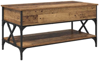 vidaXL Couchtisch Altholz 100 x 50 x 50 cm Holzwerkstoff 883041