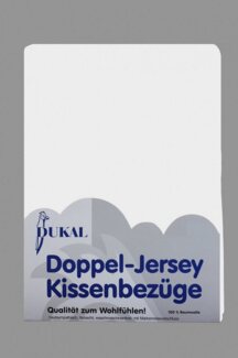 DUKAL Kissenbezüge aus hochwertigem Doppel-Jersey, 100% Baumwolle, (1 Stück), 40x40 cm, mit Reißverschluss, Made in Germany