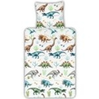 ESPiCO Bettwäsche Trendy Bedding Dinos Renforcé 135 x 200 + 80 x 80 cm