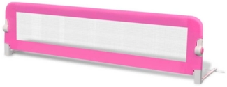 vidaXL Bettschutzgitter 102x42 cm Rosa