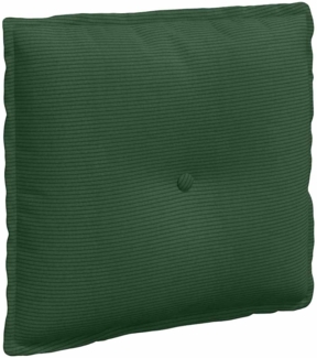 vidaXL Rückenkissen Dschungelgrün 50 x 45 cm Cordstoff 42014655