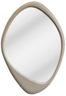 riess-ambiente Wandspiegel ORGANIC 95cm greige – asymmetrische Form, flexibel nutzbar, Dekoration (Einzelartikel, 1-St), stilvolles Statement Piece – ideal für Flur oder Wohnzimmer