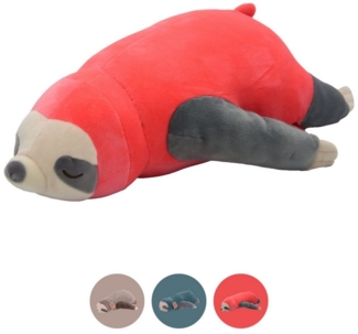 UNUS HOME Seitenschläferkissen Faultier Kissen, 1-tlg, 30 cm, pink, Reisekissen, Nackenkissen Dekoration extrem weich