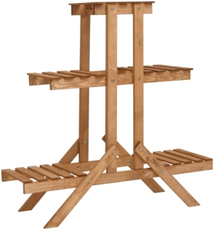vidaXL Blumenständer 83x25x83 cm Tannenholz 47234