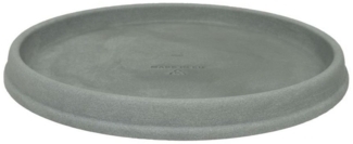 Heimwerkercenter Pflanzkübel MePla Untersetzer Roma ø26 cm, Grau, frost- und wetterfester Kunstoff