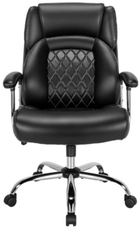 COSTWAY Bürostuhl, Ergonomisch, große & hohe Chefsessel, 227 kg