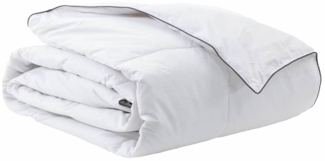 vidaXL Winterbettdecke Weiß 240 x 260 cm Feder 42007626