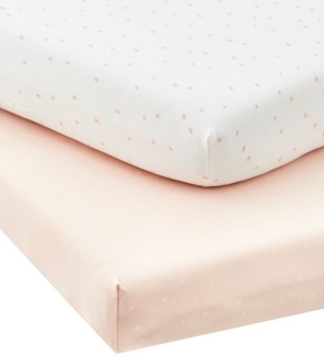 vertbaudet Spannbettlaken Baby Spannbettlaken, Jersey, Jersey, 2er-Pack