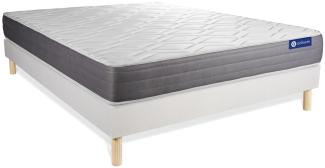 Actimemo Dream Bett mit Matratze und Lattenrost 140x190 cm, H 3, Memory-Schaum, Höhe : 22 cm