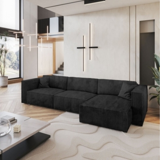Masseno Ecksofa TOLMO mit Schlaffunktion L-Form, Sofa mit Bettkasten
