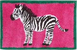 Next Badematte Badematte Zebramuster aus 100 % Baumwolle, Höhe 80 mm, Baumwolle