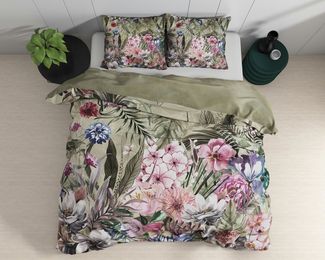 Sitheim-Europe Bettwäsche Nature Aurelie Bettbezug+KIssenbezuge, Ránforce, 2 teilig, Einzigartige Designs