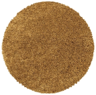 Teppium Teppich Unicolor - Einfarbig, Rechteckig, Höhe: 30 mm, Einfarbig Shaggy Teppich Wohnzimmer Langflor versch. farben und größen