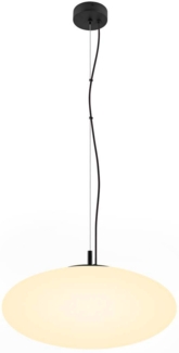 SLV OLYPSO 50, Pendelleuchte, E27, Pendellänge 400 cm, 1 x max. 40 W, schwarz - Pendelleuchten