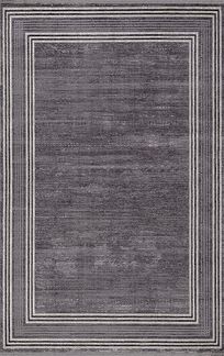 Teppich Therapy Läufer 100 x 300 cm Acryl Grau 88783804 [en. casa]