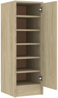 vidaXL Schuhschrank Sonoma-Eiche 32x35x92 cm Holzwerkstoff 808975