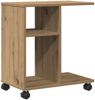 vidaXL Beistelltisch Eiche handwerklich 50 x 30 x 55 cm Holzwerkstoff 869145