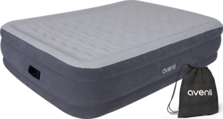 Avenli Luftbett Avenli selbstaufblasende Luftmatratze / Luftbett 203 x 152 x 46 cm, (Luftmatratze selbstaufblasend für 2 Personen, 1-tlg), Gästebett mit integrierter Pumpe