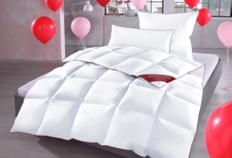 Hanse by RIBECO Daunenbettdecke Jule, Füllung: 90% Daunen, 10% Federn, Bezug: 100% Baumwolle, Jubiläumsedition