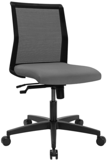 Drehstuhl vito Twink, Kunststoff, Polyester, Grau, 44 x 97 x 44 cm