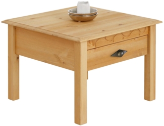 Home affaire Couchtisch Laura, TOPSELLER! (Couchtisch, Wohnzimmertisch, OTTOs Choice), 60/60 cm, mit einer Schublade, zusätzlicher Stauraum