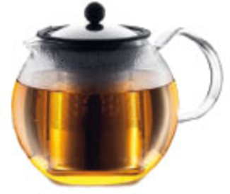 Bodum Assam Teebereiter mit Edelstahlfilter 1,5 L Glänzend