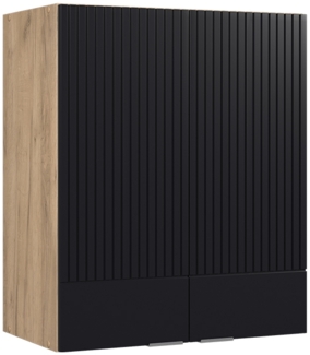 Hängeschrank Fame-Line Schwarz gestreift 60 cm Vicco