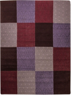 Morgenland Patchwork Teppich - Weys - rechteckig - 300 x 200 - Mehrfarbig