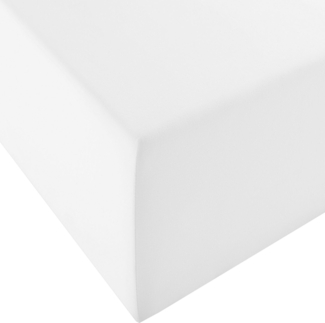 fleuresse Jersey-Elasthan Spannbettlaken Comfort XL 90x200 cm Weiß