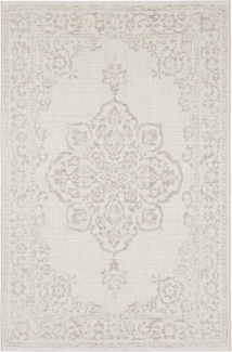NORTHRUGS Teppich In- & Outdoor Teppich Tilos Creme Beige, rechteckig, Höhe: 8 mm