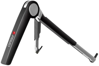 Contour Notebookständer Aluminium silber/schwarz klappbar retail