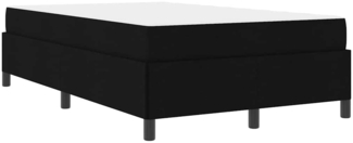 vidaXL Boxspringbett Schwarz und Schwarz 120 x 190 cm 3398845