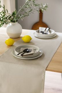 SCHÖNER WOHNEN-Kollektion Tischläufer TISCHLÄUFER Tischläufer (1-tlg), 40 x 150 cm in Beige