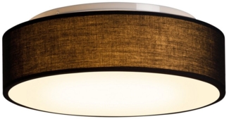 Zedelmaier Lampenschirm Deckenlampe Deckenleuchte mit Stoff-Lampenschirm, Wohnzimmerlampe Schlafzimmer Kinderzimmer Flur Lampe