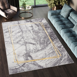 Tapiso Designteppich SHINE, rechteckig, Höhe: 12 mm, Wohnzimmer, Schlafzimmer, modern Design, Kurzflor