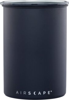 Airscape Edelstahl Kaffeedose Vorratsdose luftdicht 1,8L Auswahl Farbe schwarz matt AS1707